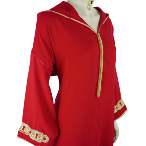 Djellaba à broderie dorée