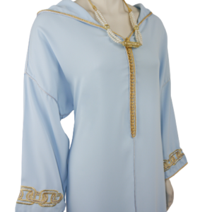 Djellaba à broderie dorée