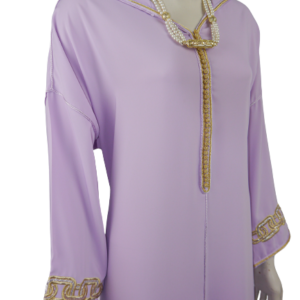 Djellaba à broderie dorée