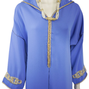 Djellaba à broderie dorée